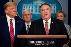 President Trump and Mike Pompeo. 