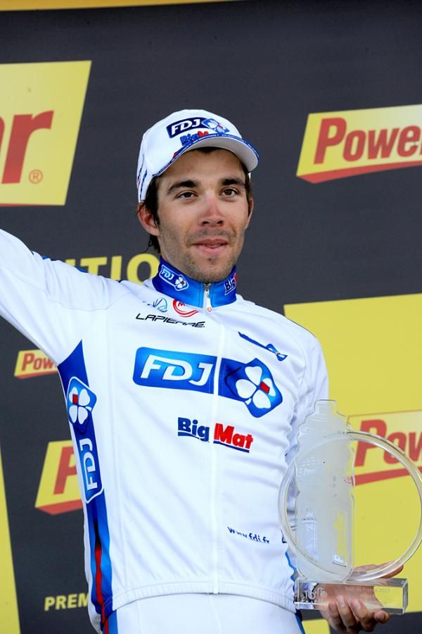 Thibaut Pinot makes his first podium appearance at the Tour de France