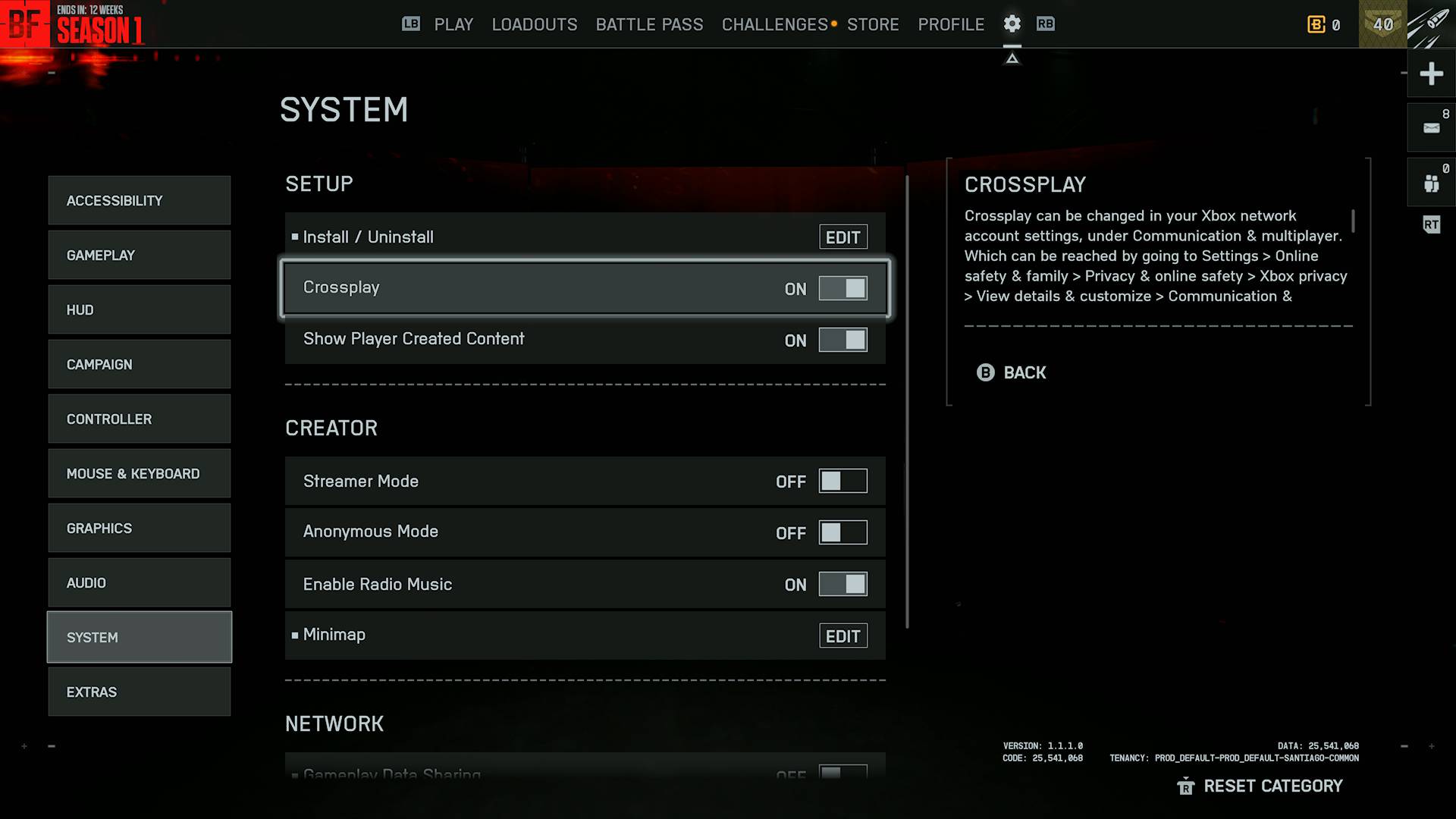 Battlefield 6 and Redsec crossplay options