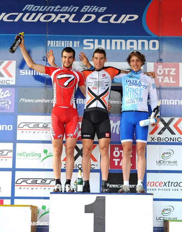 Podium: Severin Disch, Thomas Litscher, Simon Gegenheimer