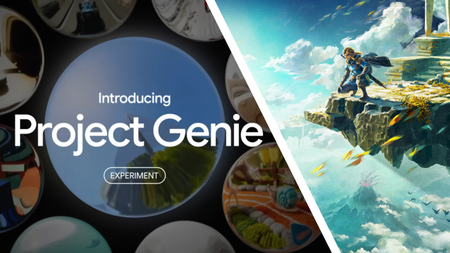 Screenshots of Project Genie and Tears of the Kingdom