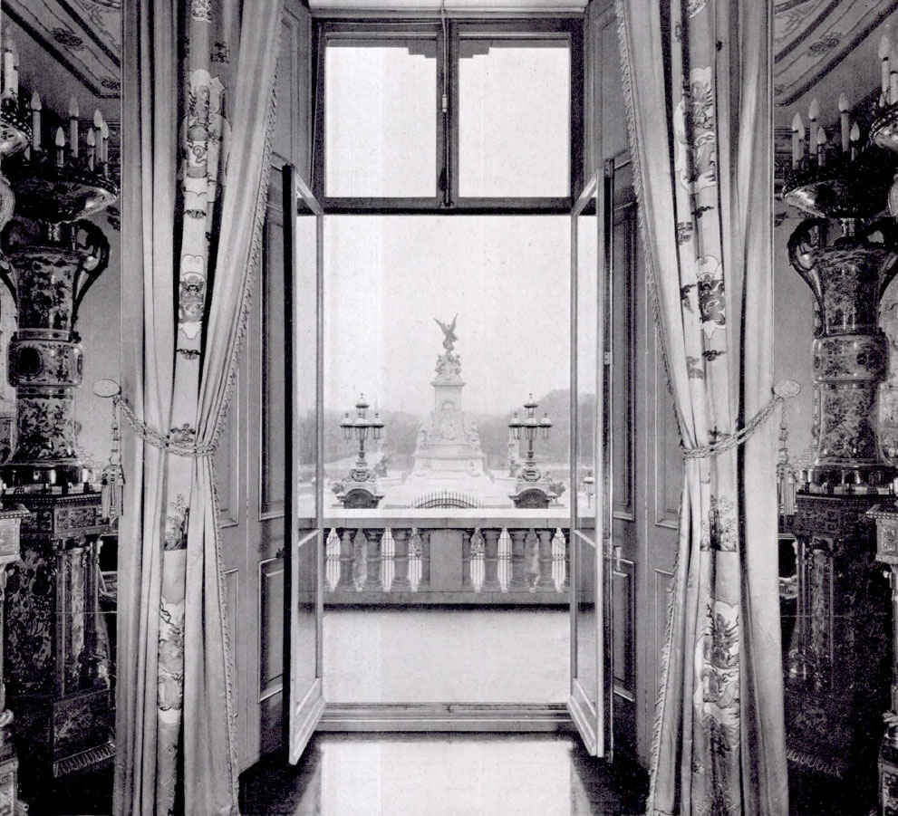 Buckingham Palace pictured in the 1931 Country Life book, &#039;Buckingham Palace: Its Furniture, Decoration and History&#039;.