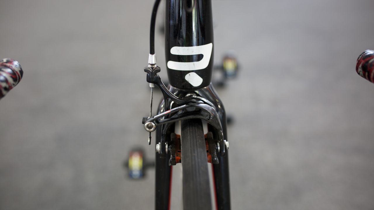 A look at the front brake