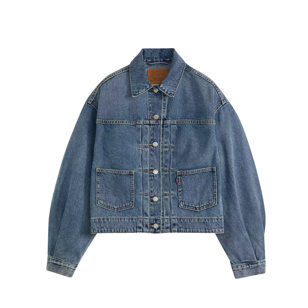 Levi, Balloon Sleeve Trucker Jacket