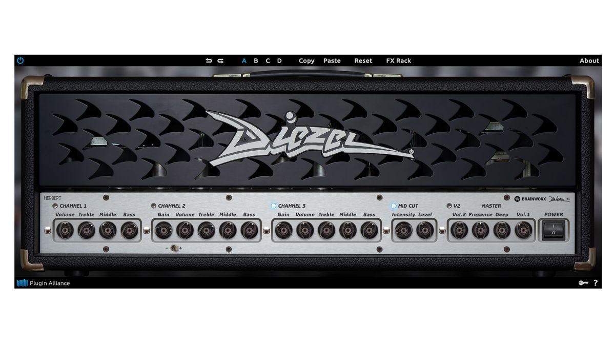 Brainworx’s Diezel Herbert guitar amp plugin lands in native formats