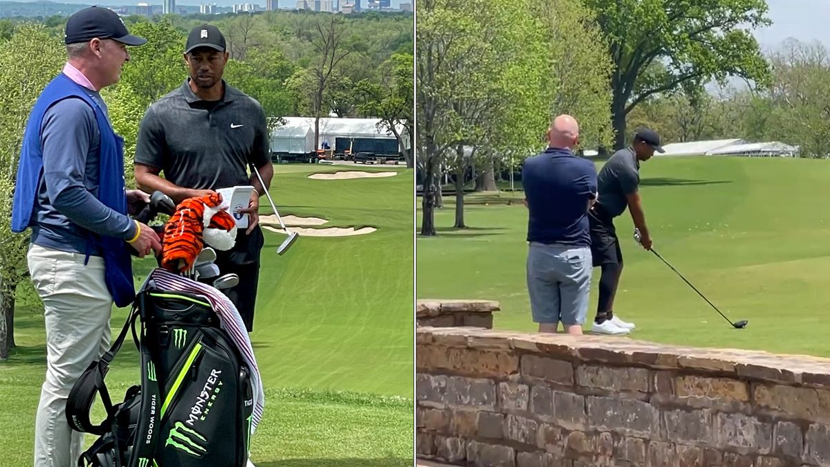 WATCH Tiger Woods Spotted Scouting Out PGA Championship Venue Golf