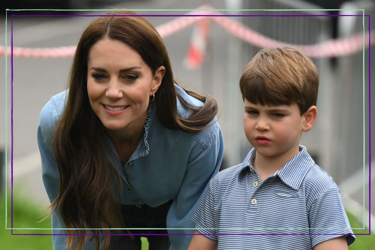 Prince Louis and Kate Middleton