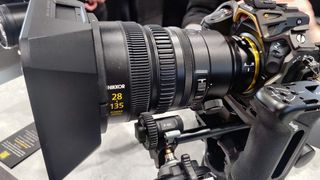 Nikon Z 24-135mm f4 Powerzoom on display at The Photography and Video show 2025