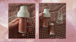 Two images of the changing of the KLIRA serum canisters to show the detail of the service for the KLIRA review