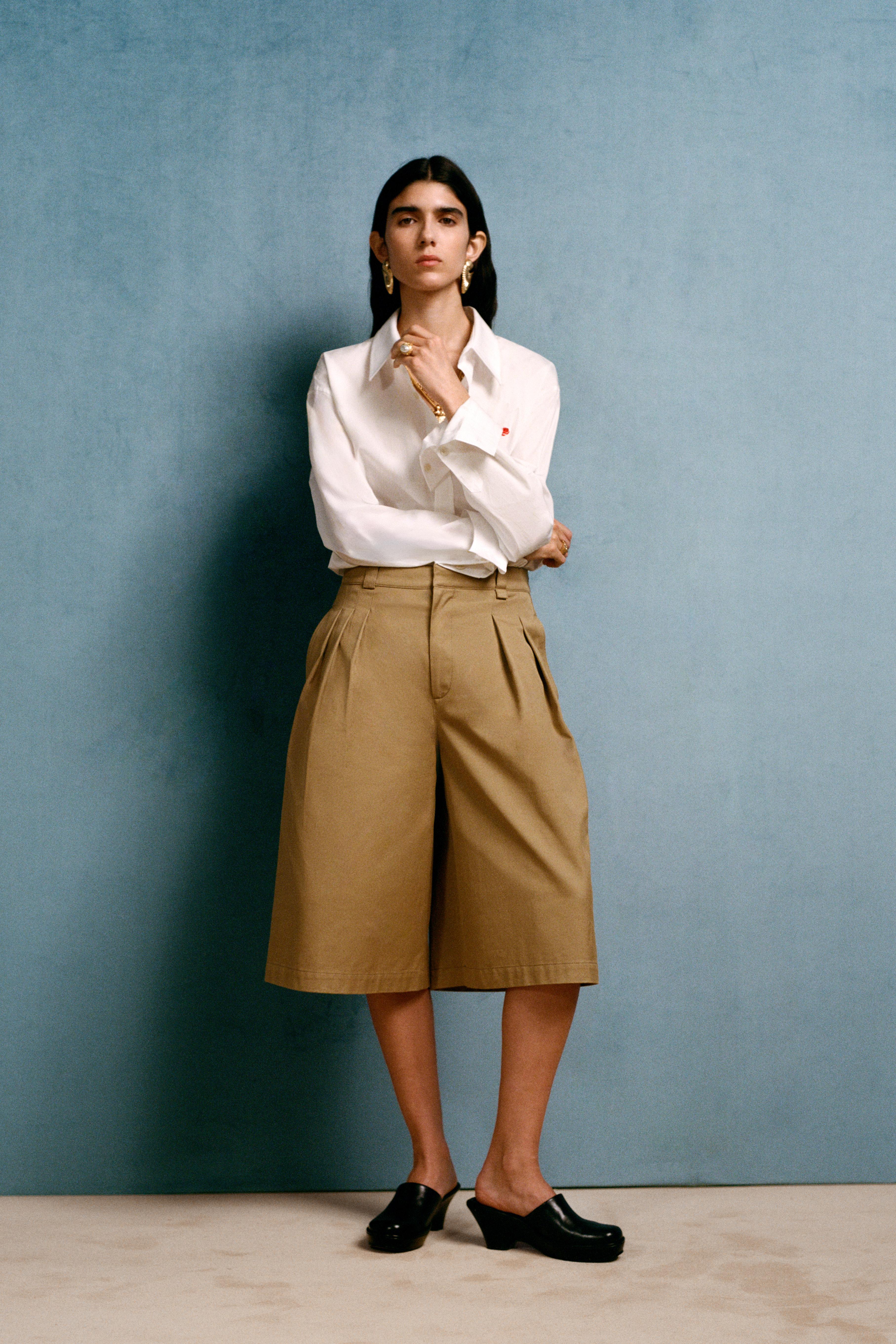 Long Bermuda Shorts With Darts Willy Chavarria X Zara