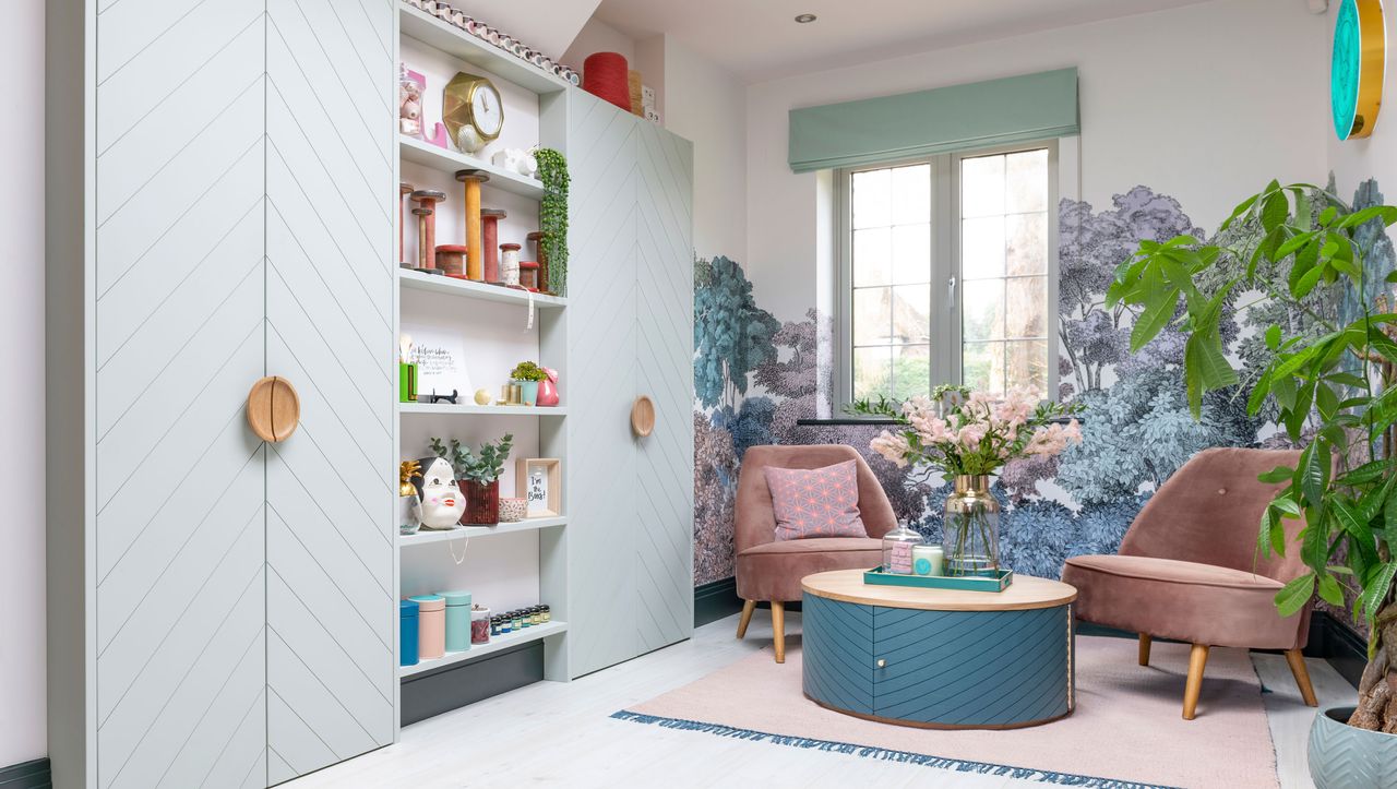 Interior designer Lou Wolfenden transformed her home office space