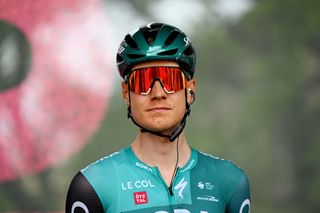 BALATONFURED HUNGARY MAY 08 Wilco Kelderman of Netherlands and Team Bora Hansgrohe during the team presentation prior to the 105th Giro dItalia 2022 Stage 3 a 201km stage from Kaposvr to Balatonfred Giro WorldTour on May 08 2022 in Balatonfured Hungary Photo by Stuart FranklinGetty Images