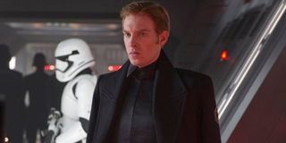 Domhnall Gleeson as General Hux in Star Wars the Force Awakens