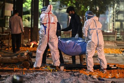 Crematorium in India