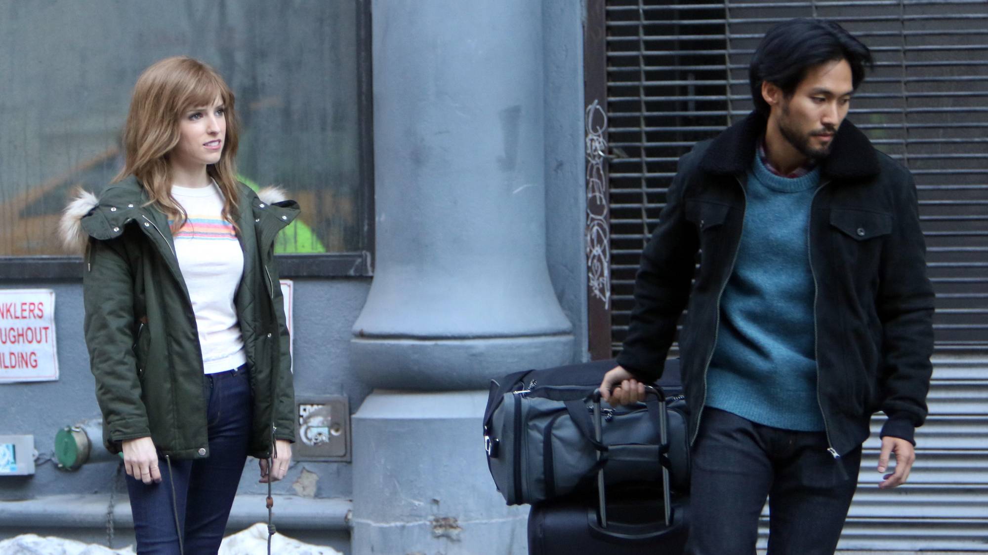 (L-R) Anna Kendrick as Darby Carter and Jin Ha as Augie Jeong in "Love Life"