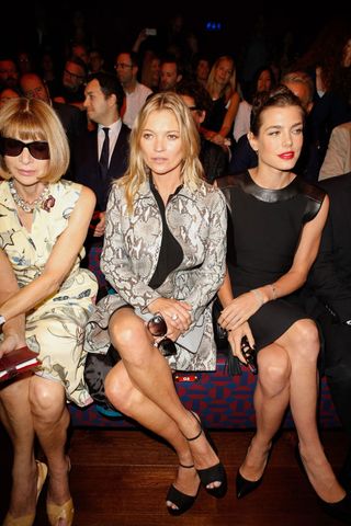 Kate Moss And Anna Wintour Front Row At Gucci SS15