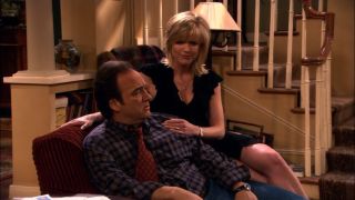 Jim Belushi and Courtney Thorne-Smith in According to Jim