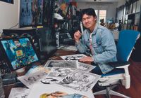 Y&eacute; Wei's art studio