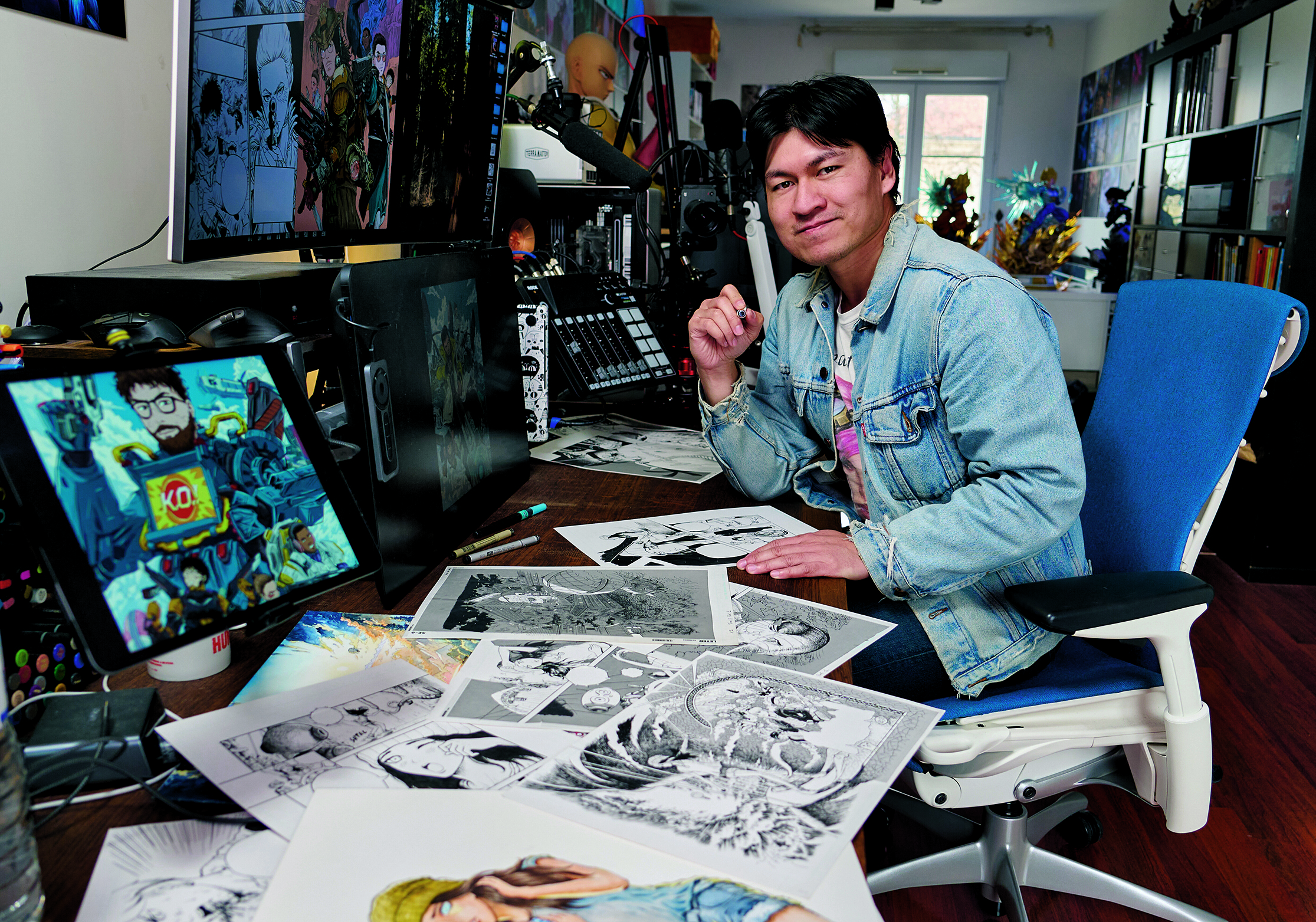 Y&eacute; Wei's art studio