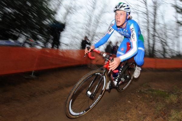 Matteo Trentin of Italy made an early attack