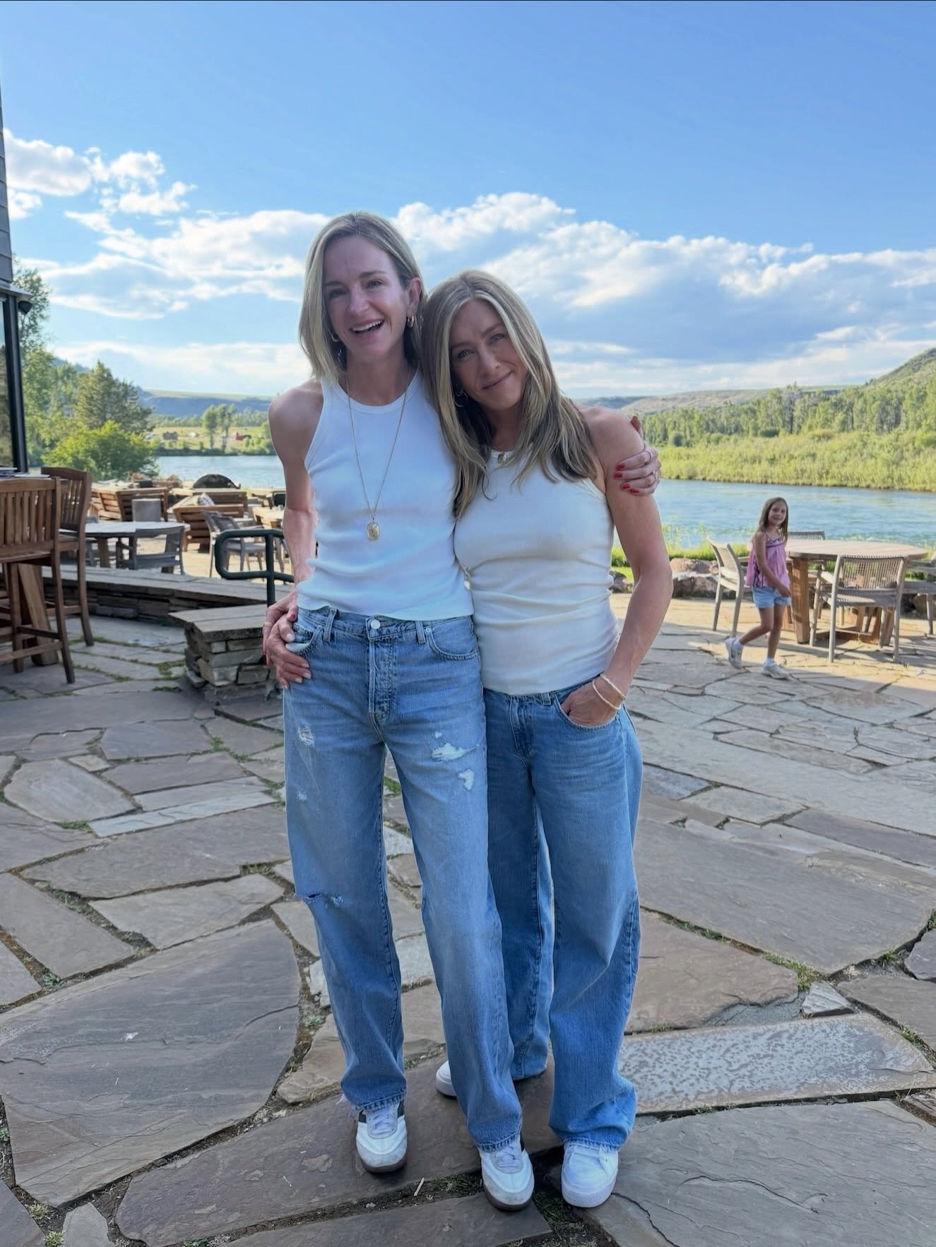 Jennifer Aniston wears AG jeans