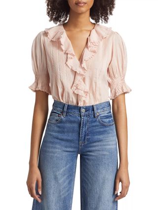 DÔEN, Henri Ruffled Top