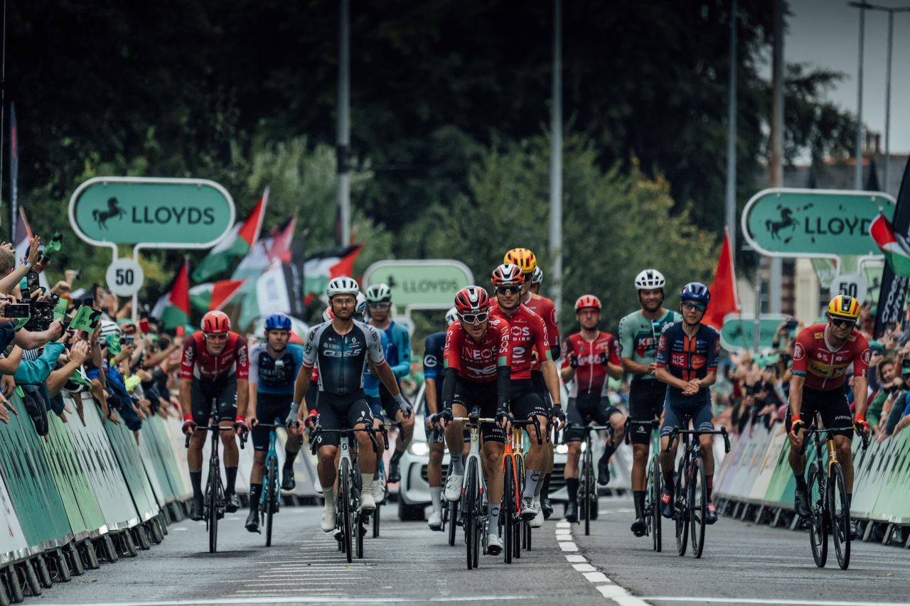 Geraint Thomas at the Tour of Britain