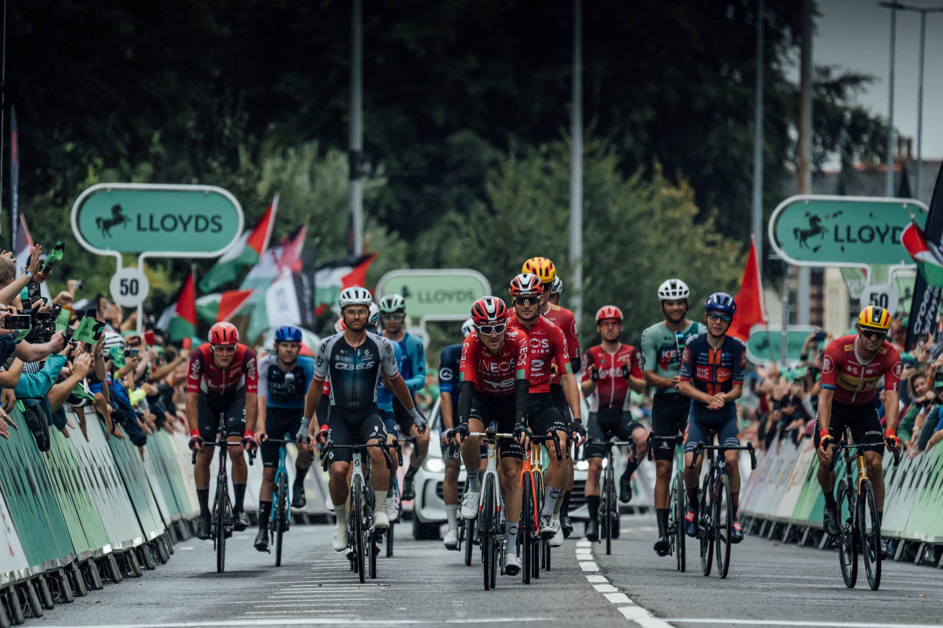 Geraint Thomas at the Tour of Britain