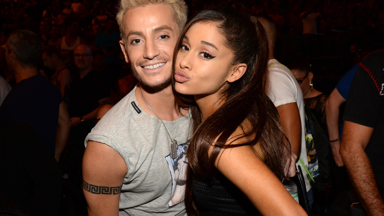 Frankie J Grande and Ariana Grande pose before Madonna performs onstage during her &quot;Rebel Heart&quot; tour at Madison Square Garden on September 16, 2015 in New York City