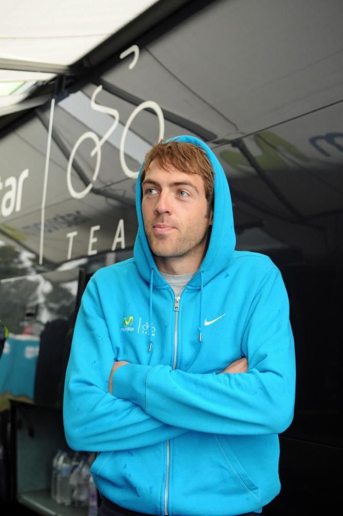 Alex Dowsett before the start of the time trial