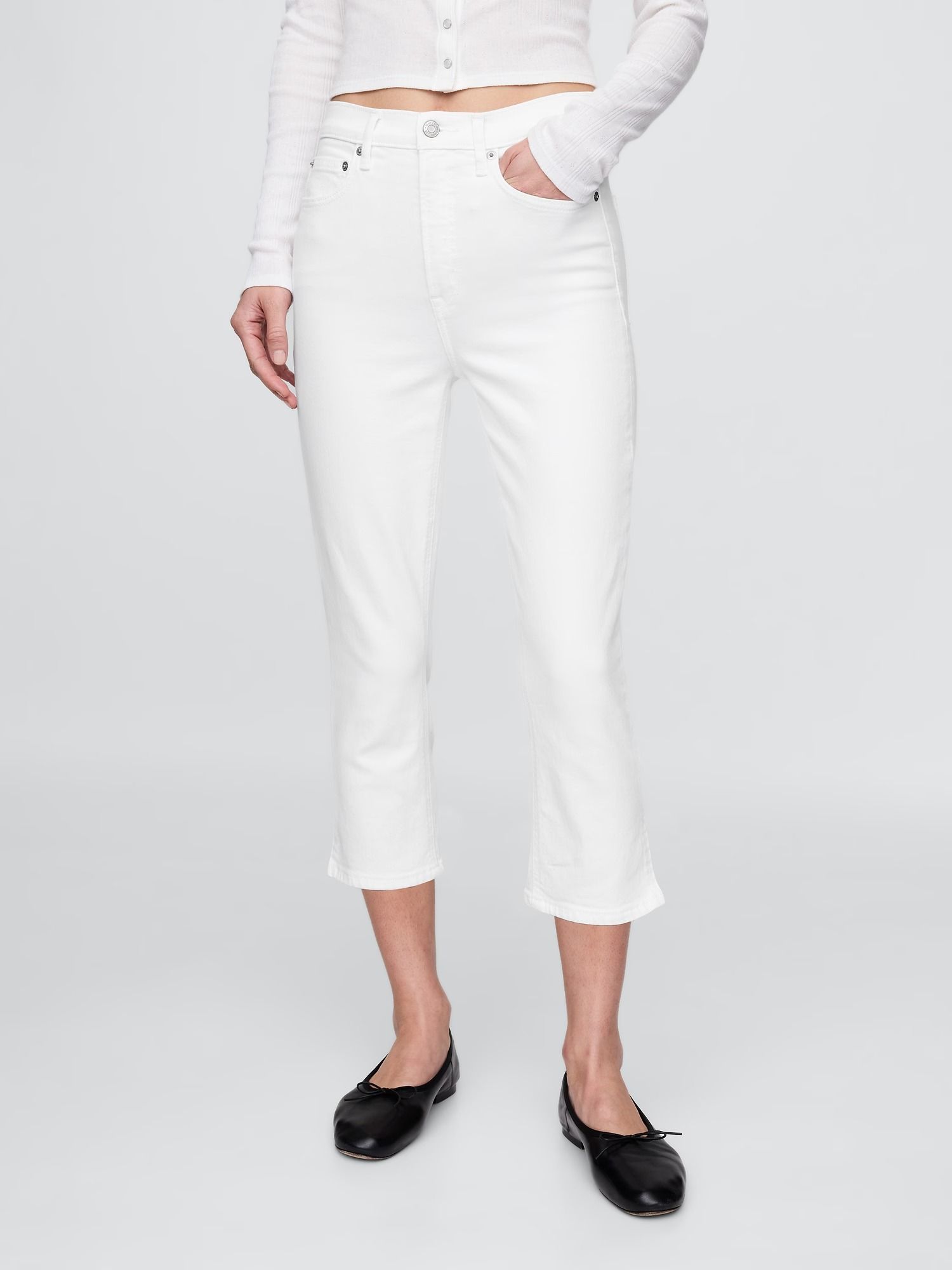 Gap, High Rise Capri Jeans