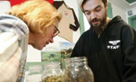 A San Francisco pot shop: Options galore