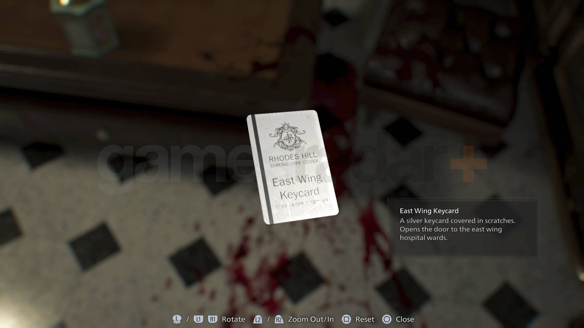 Resident Evil Requiem East Wing keycard location