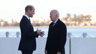 Prince William and Joe Biden