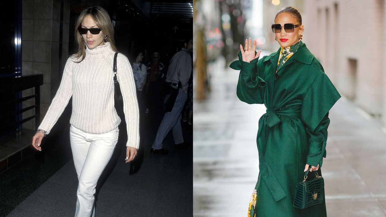 j lo street style then and now