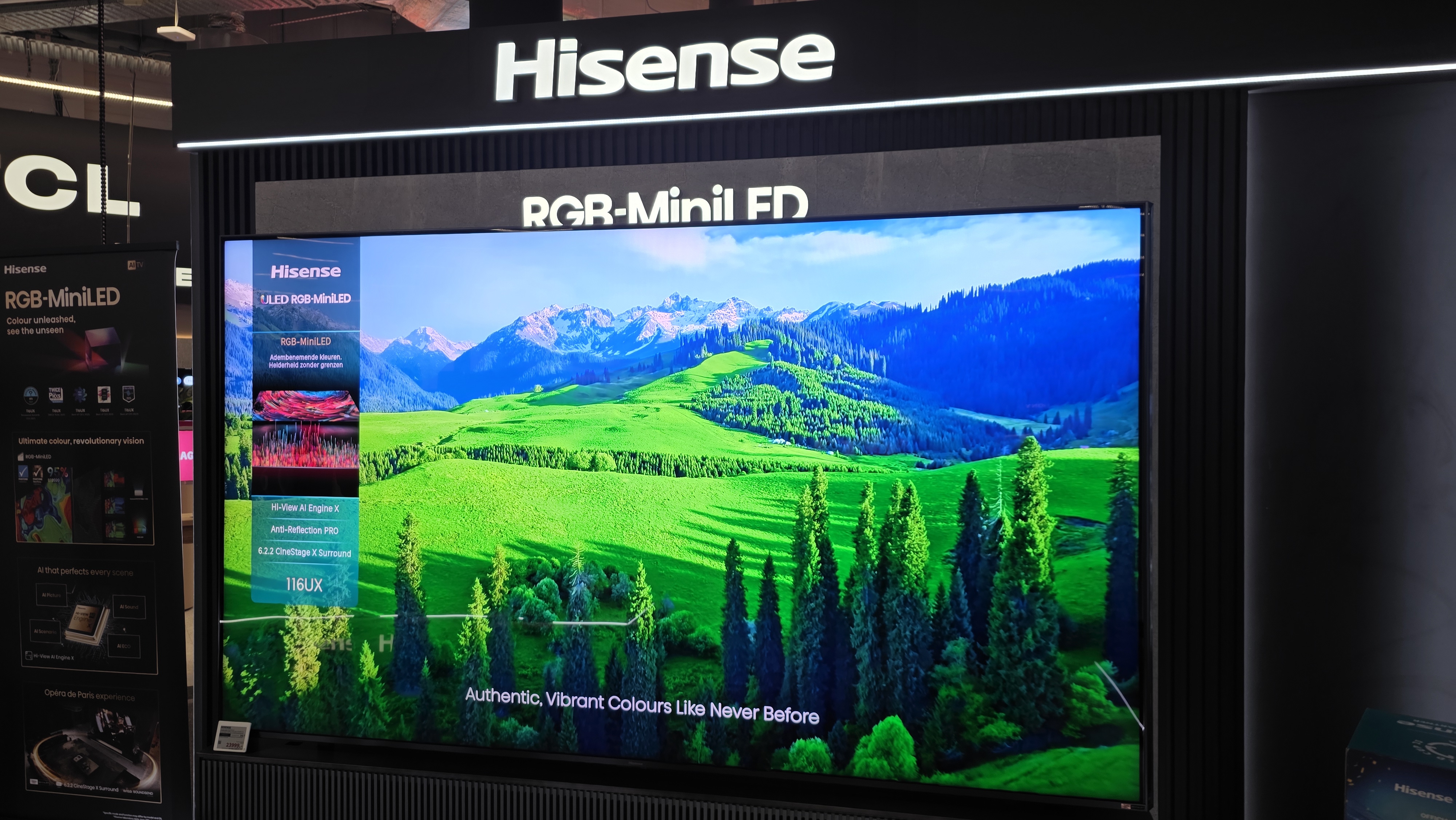 Hisense 116UX RGB mini-LED TV