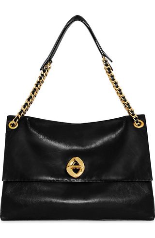 Large G Convertible Leather Shoulder Bag