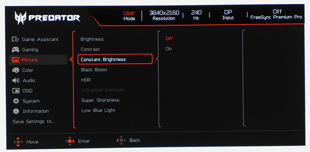Acer Predator X32 X3
