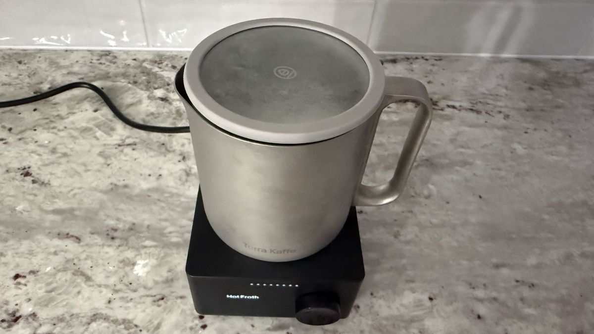 Terra Kaffe Aero hot froth setting