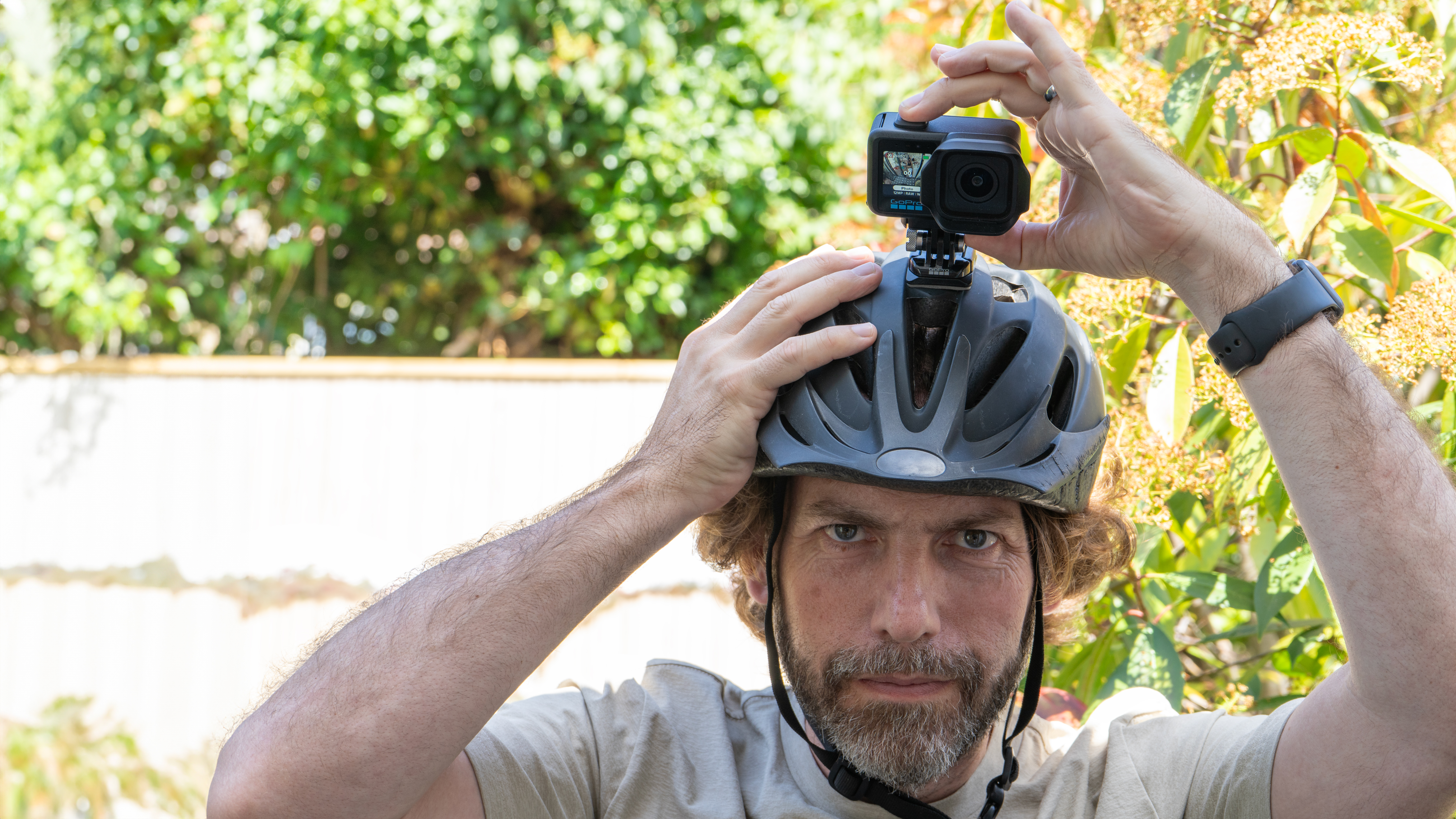 Adding the GoPro Mission 1 Pro to a bike helmet