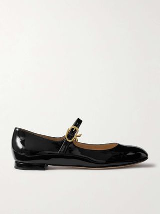 Patent-Leather Mary Jane Flats