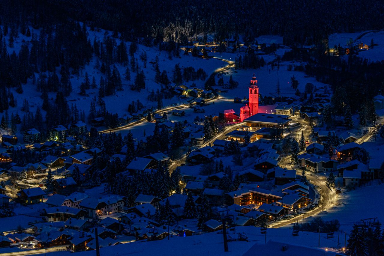 The Bell Tower of Antagnod in Champoluc