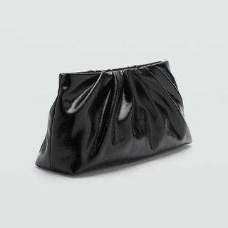 Black clutch bag