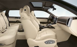 Cream leather interior