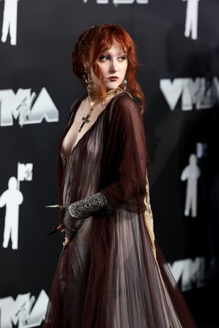 Chappell Roan on the VMAs red carpet