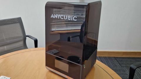 Anycubic Photon Mono M7 Pro on a wooden table
