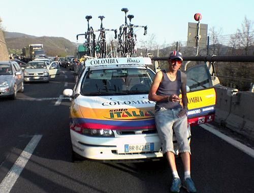Good ol' Italian traffic jam.