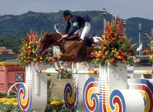 Hubert Bourdy and Morgat at Seoul Olympics 1998