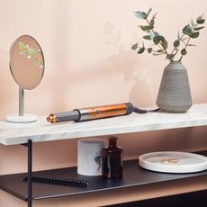 dyson airwrap on a counter