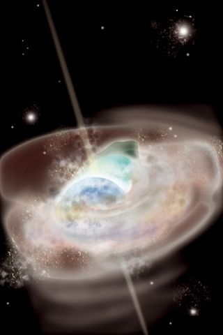 Giant Space Blasts a Two-step Process